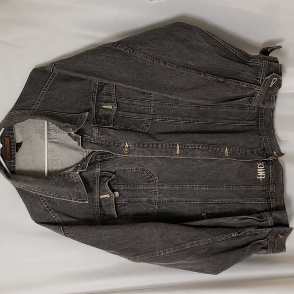 Enyce Jackets & Coats Mens Gray Denim Jacket Poshmark